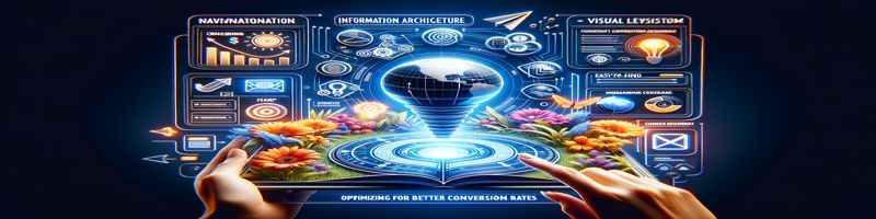 Navigation, Informationsarchitektur und visuelles Design